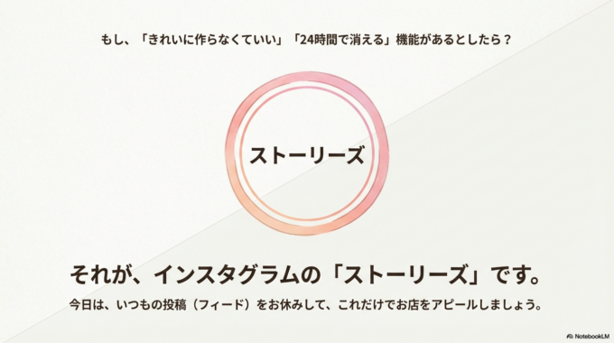 はじめての「ストーリーズ」