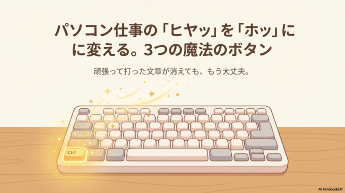 覚えなくていいキーボードの魔法３選