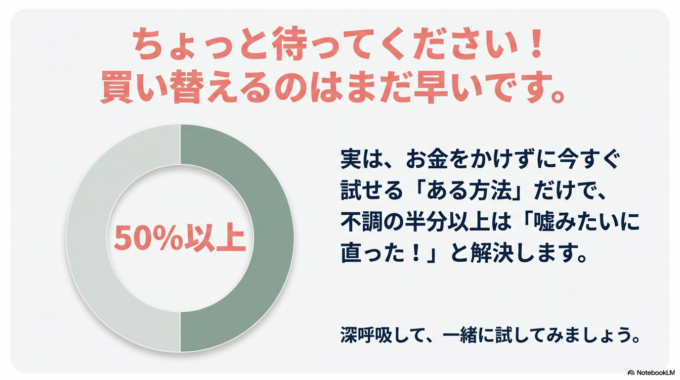 買い替える前に