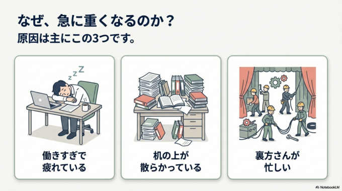 なぜパソコンは急に重くなるの?