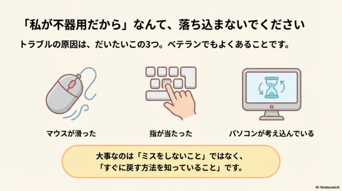 そもそも、なぜミスは起きるの？