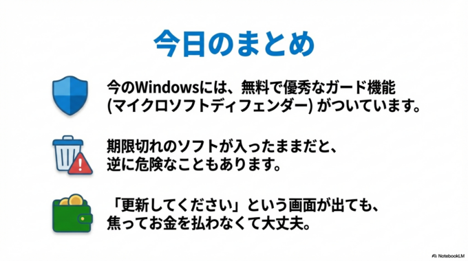焦ってお金を払わなくて大丈夫ですよ。