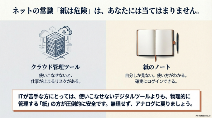 安心ノート管理術