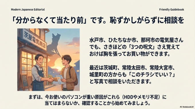 分からなくて当たり前