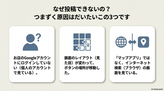 「なんで載せられないの？」つまずく原因はだいたいこの3つです