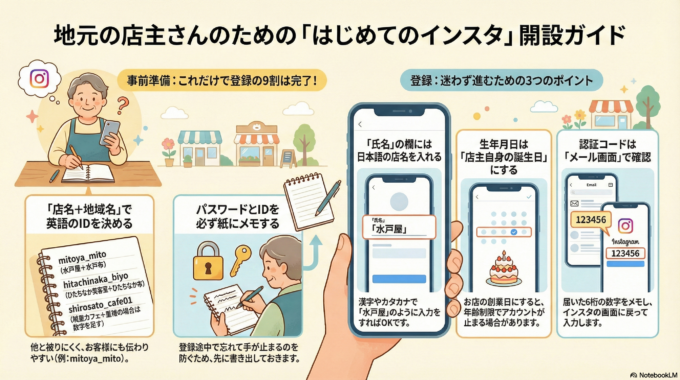 お店のインスタが作れない