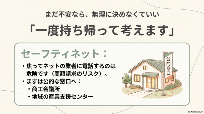 それでも見つからない、不安な場合は…