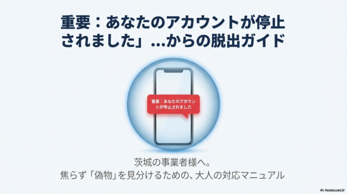 重要:あなたのアカウントが停止されました