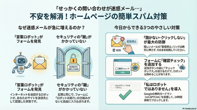 急に迷惑メールが増えて怖い！