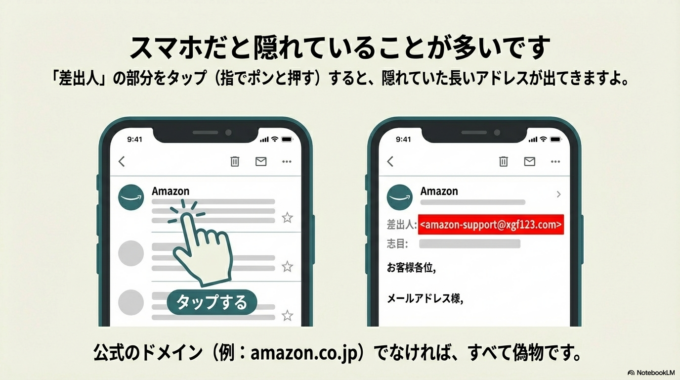 隠れていた長いアドレスが出てきますよ。