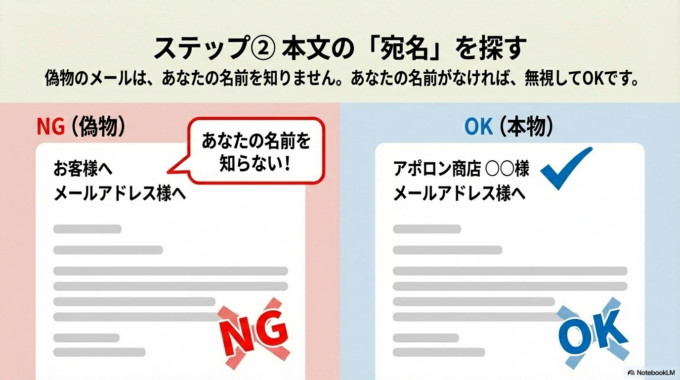 本文の「宛名」を探す