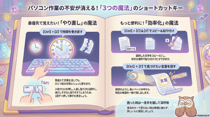 覚えなくていいキーボードの魔法３選
