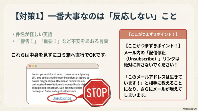 一番大事！「開かない・クリックしない・反応しない」