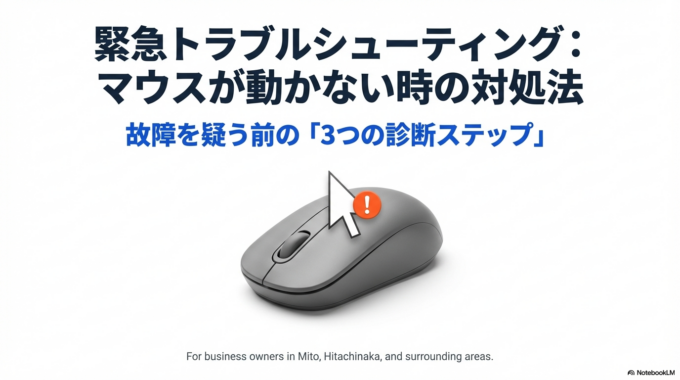 さっきまで動いていたのに、急に矢印が動かなくなった!