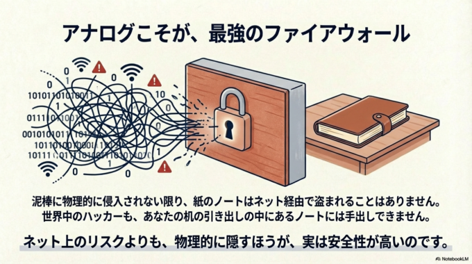 アナログで隠すほうが安全