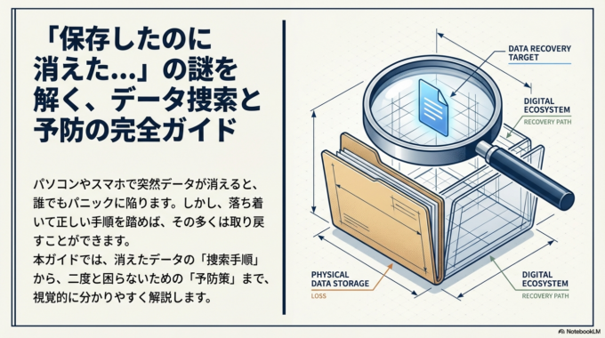 「保存したのに消えた…」その理由、ほぼこれです
