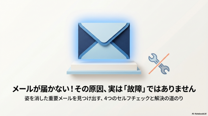 メールが届かない原因、実は“あの設定”でした
