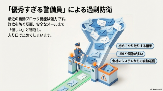 メールが届かない主な原因