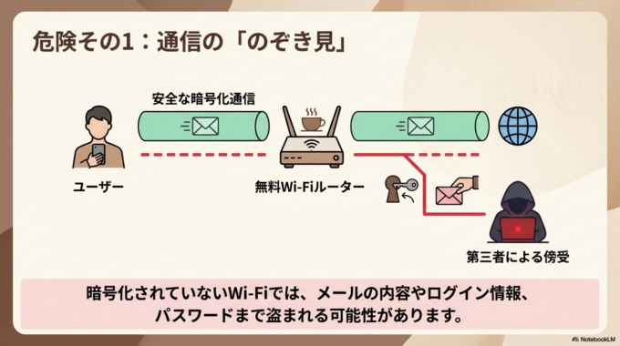 無料Wi-Fiに潜む危険とは