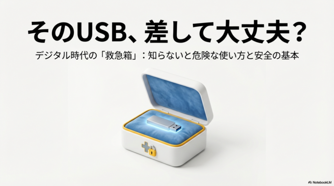 そのUSB、差して大丈夫？知らないと危険な使い方