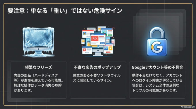パソコンを快適に使い続けるためには、日頃の管理がとても大切です。