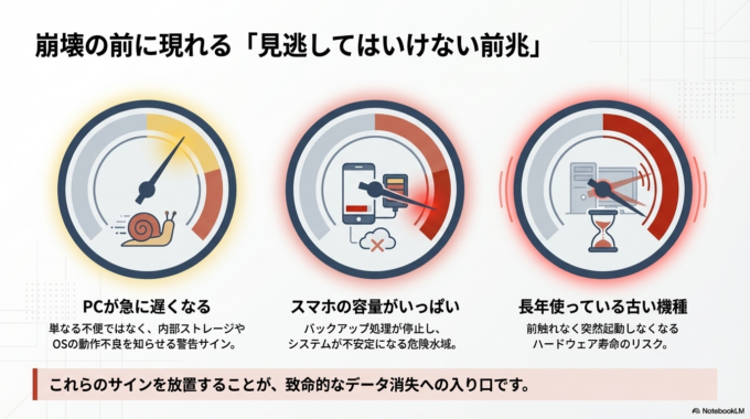 データが消えたときの確認方法