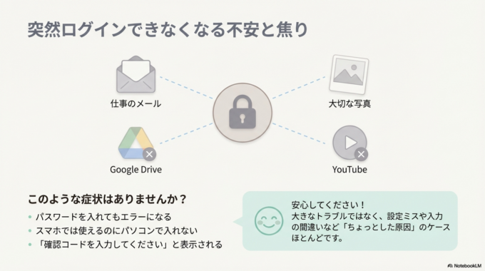 突然このような状況になると、とても焦りますよね。📱