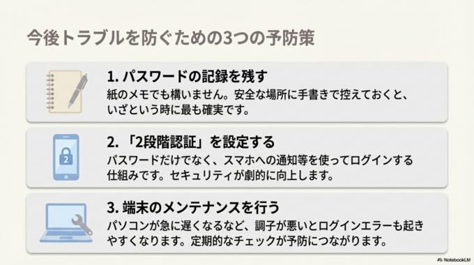 予防策・管理方法