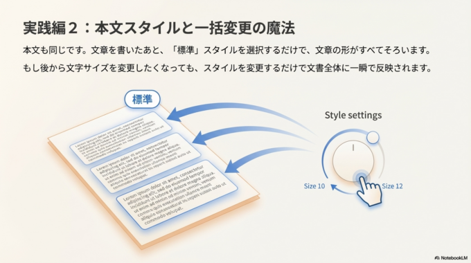 本文スタイルを使う