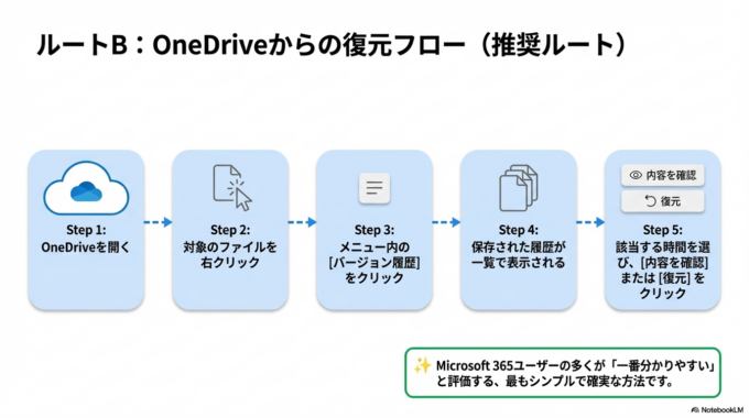 OneDriveから確認する