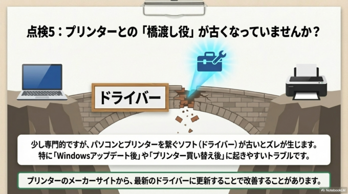 プリンタードライバーの影響