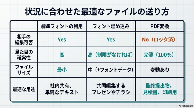 特にお店のチラシや会社資料などは、見た目が変わると印象も変わってしまうため、事前の対策がとても大切です。