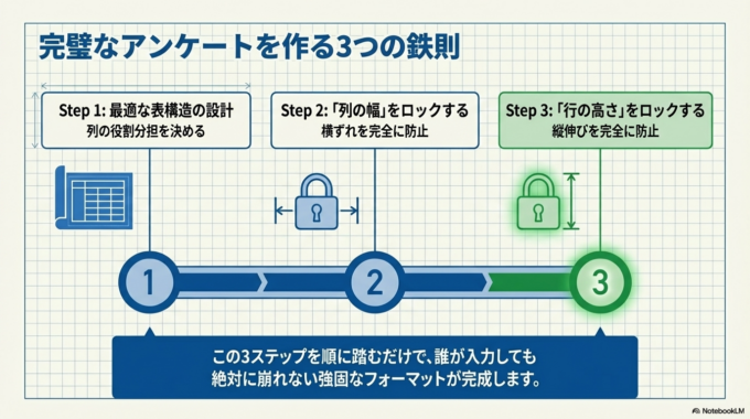 表のレイアウトを固定する方法