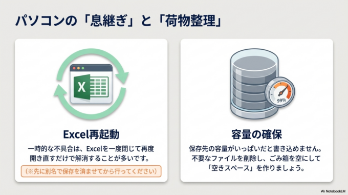 Excelを再起動する