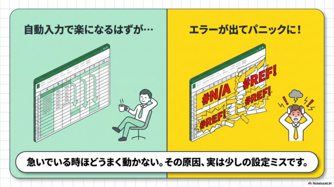 特に、仕事で急いでいるときにうまく動かないと焦りますよね。
