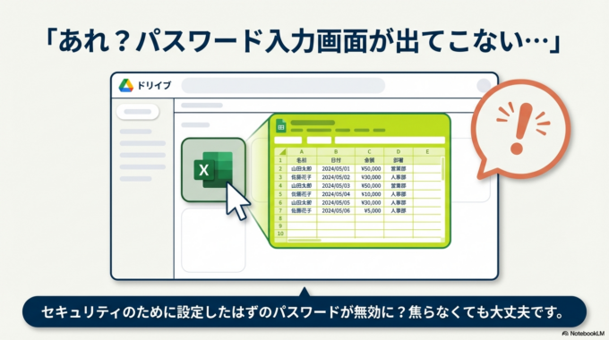 「あれ？パスワード入力が出てこない」と戸惑う方は少なくありません。