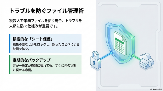 また、重要なファイルはバックアップを取っておくと安心です。万が一設定が消えても、元の状態に戻せます。