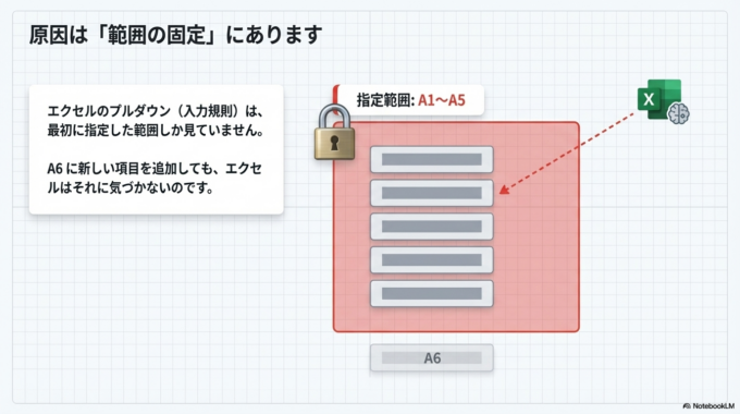 選択肢が増やせない原因