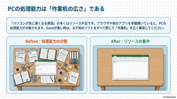 他のソフトを閉じる