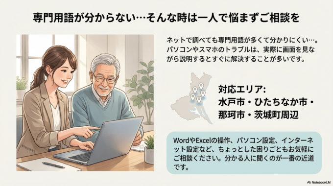 地域でパソコンの困りごとを相談したい方へ