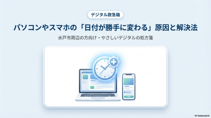 パソコンやスマホで日付が勝手に変わる原因と解決方法