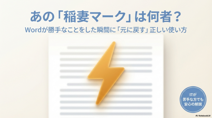 あの「稲妻マーク」は何者？
