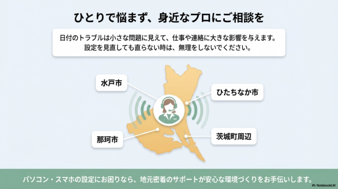 水戸市周辺でのサポートについて