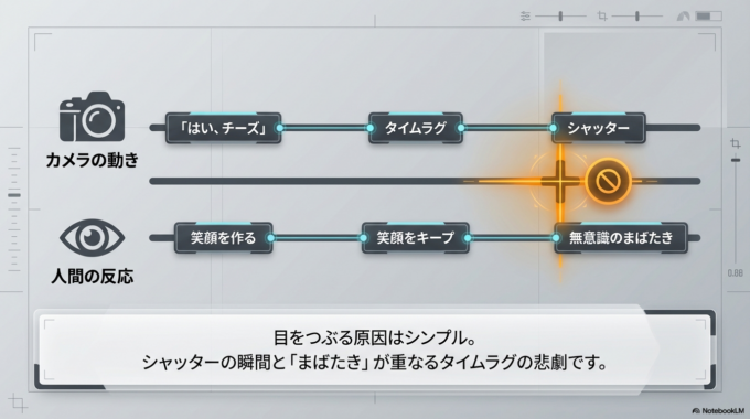 なぜ集合写真で目をつぶってしまうのか
