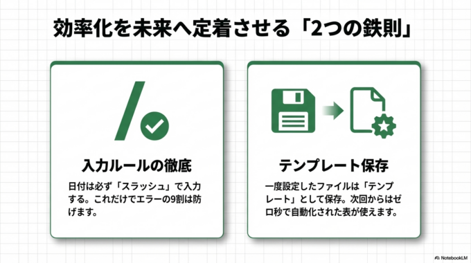 エクセルは最初こそ難しく感じますが、少しずつ慣れることで一気に効率が上がります。