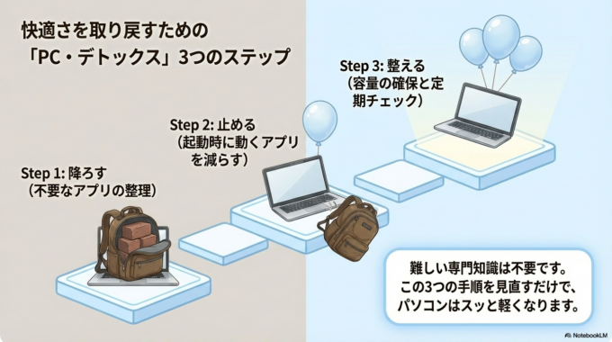 まず確認したい不要アプリの整理