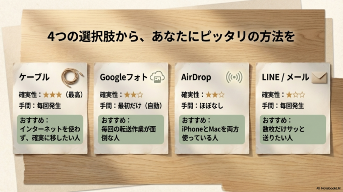 写真をラクに移動する方法