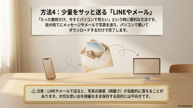 LINEやメールで送る方法(少量向け)
