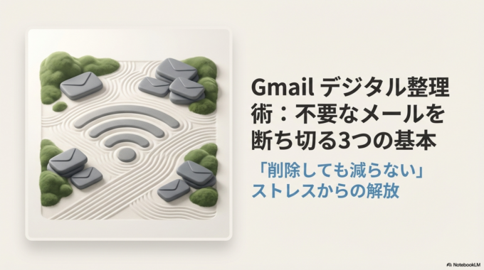 Gmailの不要なメールが止まらない…を解決する簡単ブロック手順