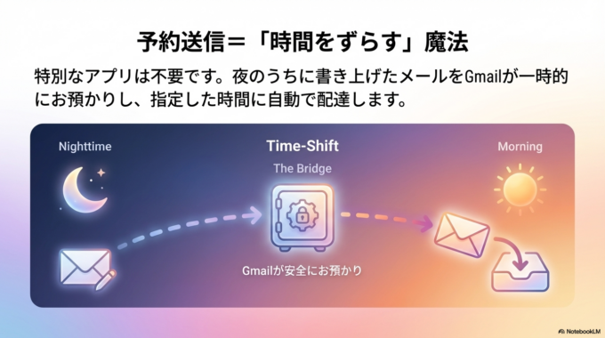 Gmailの予約送信のやり方